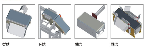  檢重秤的剔除方式